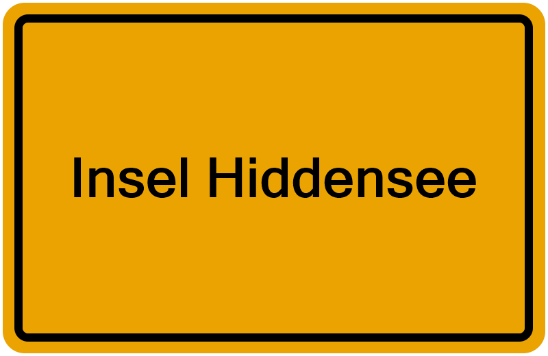 Handelsregisterauszug Insel Hiddensee